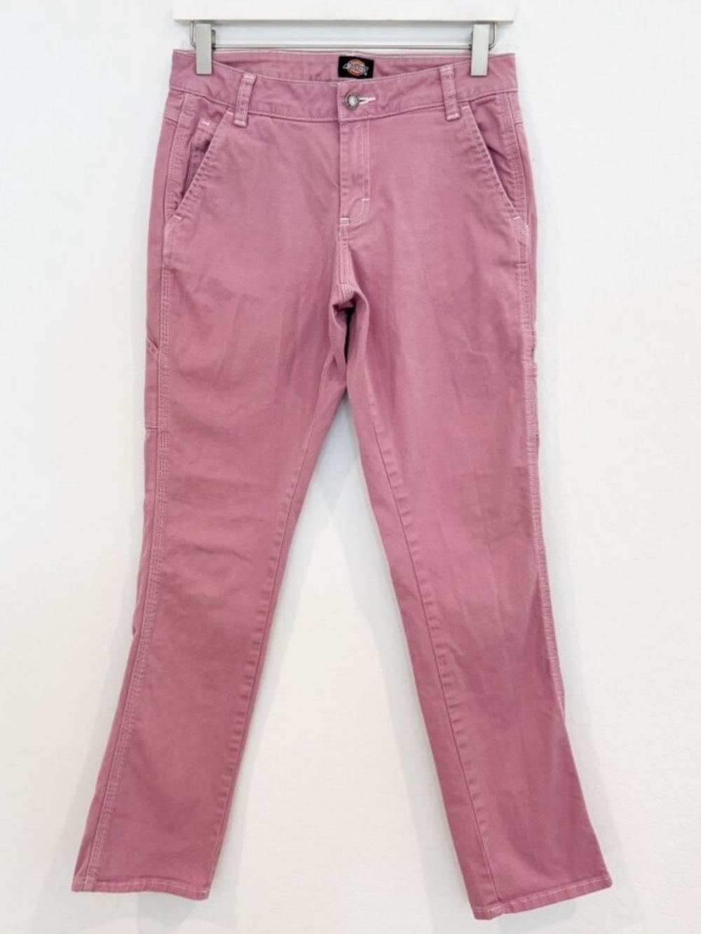 Dickies Carpenter Pants Size 25 Pink Straight Leg Utility Workwear‎ Blockette